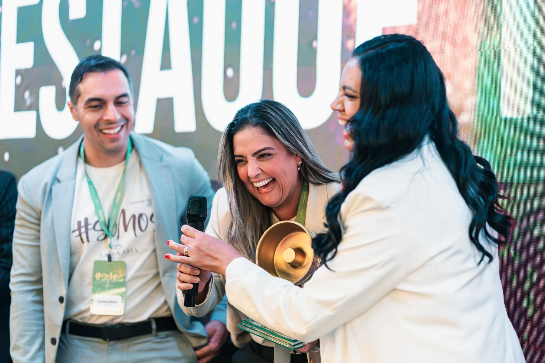 Momento de relacionamento durante o evento
